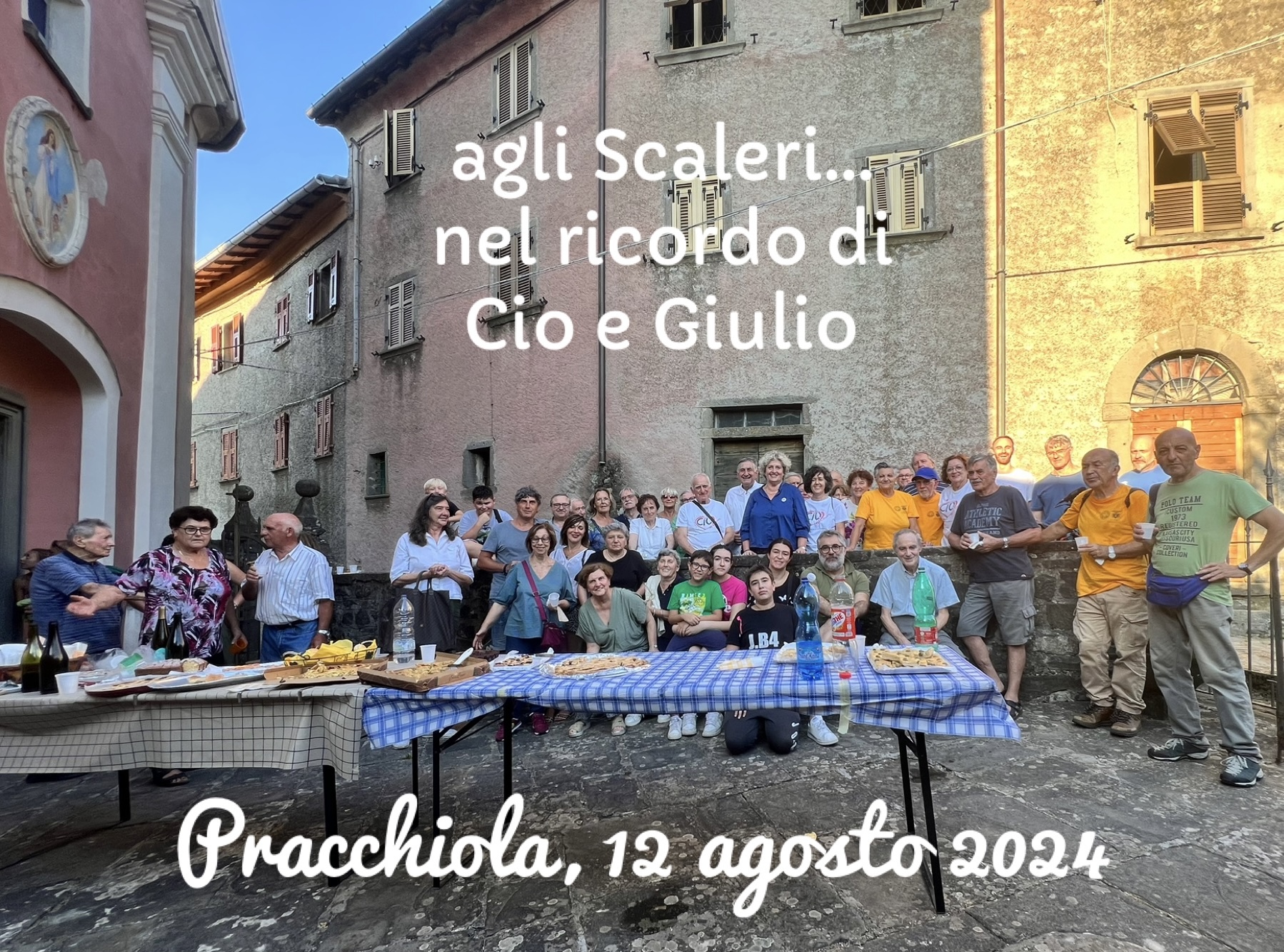 Pracchiola: agli Scaleri nel ricordo di Cio e di Giulio Armanini Pracchiola: agli Scaleri nel ricordo di Cio e di Giulio Armanini