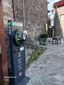 Uno dei due Dae installati nel Comune
