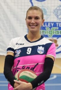 La giocatrice del Volley Lunigiana Beatrice Ambrosiani 