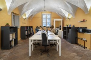 Gli spazi di coworking nel Palazzo Comunale di Pontremoli