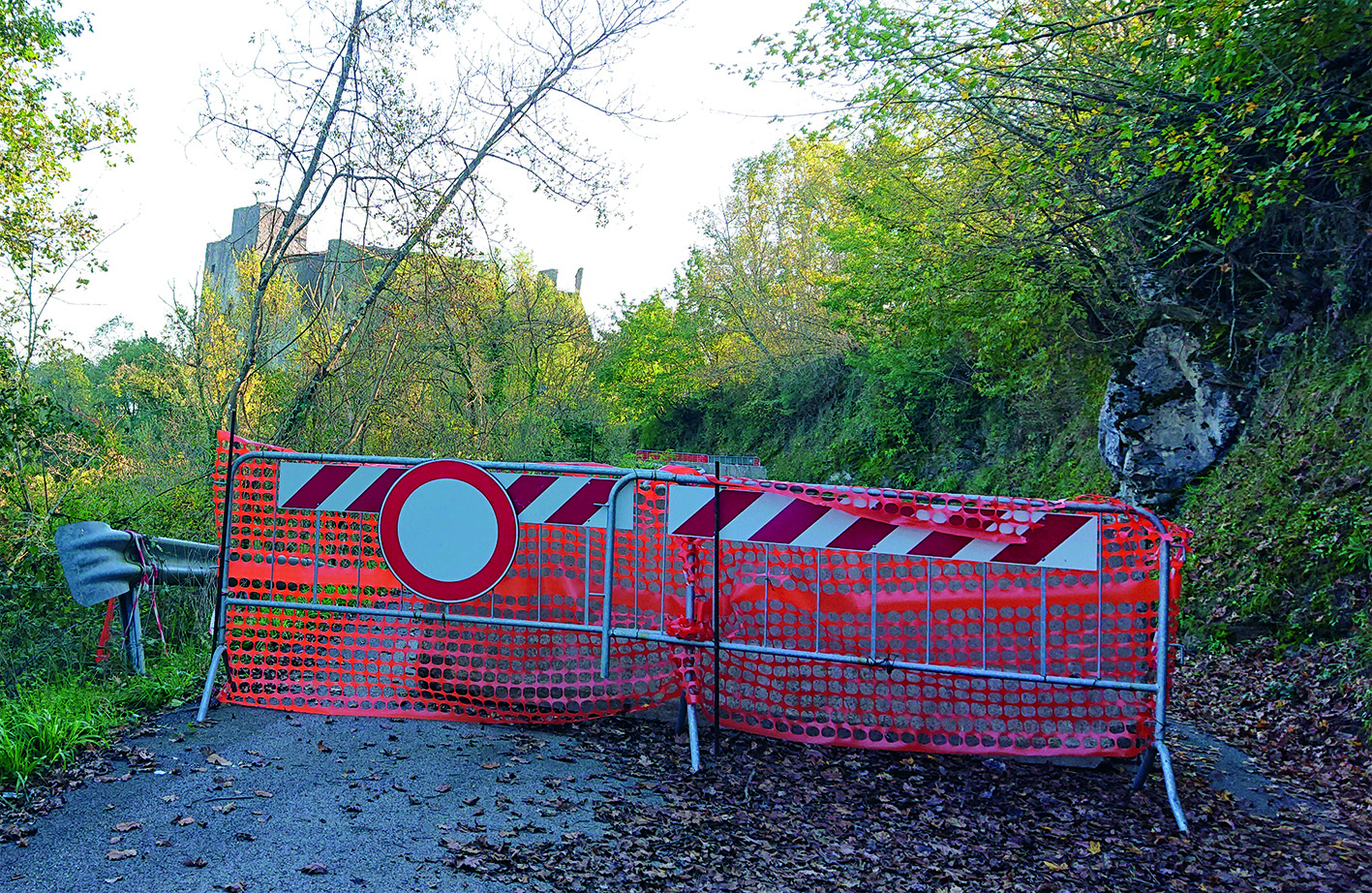 A Mulazzo ancora interrotta la strada per Lusuolo A Mulazzo ancora interrotta la strada per Lusuolo