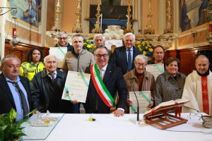 Un momento della celebrazione (Foto Lunigiana World)