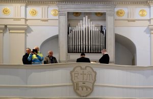 L'organo restaurato della chiesa San Giacomo al Campo (Foto Massimo Pasquali)