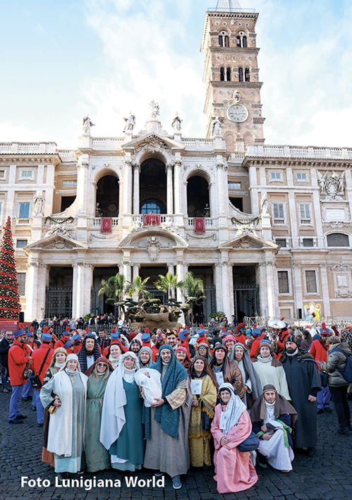 Da Equi Terme a Roma per la rappresentazione della Natività davanti a Papa Francesco Da Equi Terme a Roma per la rappresentazione della Natività davanti a Papa Francesco