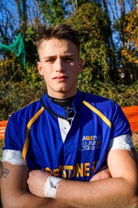 Il giocatore del Rugby Lunigiana Francesco Benza Bertoli