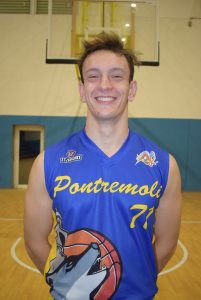 L'ala della Pontremolese Basket Alessandro Coduri