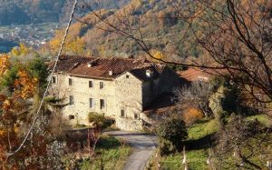 Uno scorcio della frazione di Prato a Fivizzano