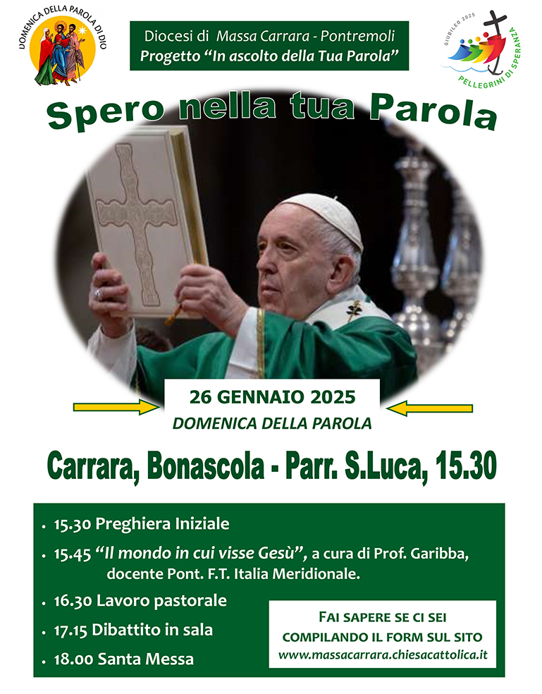 Domenica della Parola di Dio: celebrazione diocesana a Bonascola Domenica della Parola di Dio: celebrazione diocesana a Bonascola