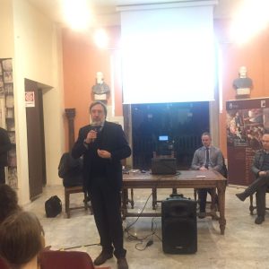 Il procuratore Marco De Paolis, durante il suo intervento a Fivizzano
