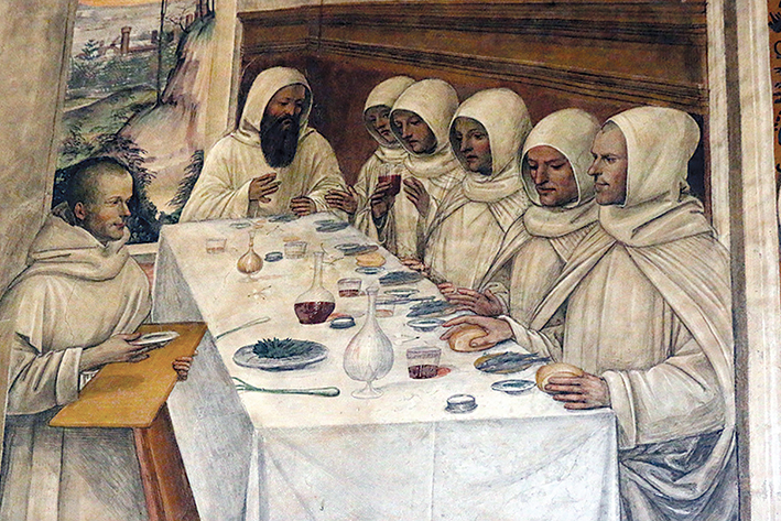 Cucina tra cielo e terra: il cibo nei conventi e nelle abbazie Cucina tra cielo e terra: il cibo nei conventi e nelle abbazie