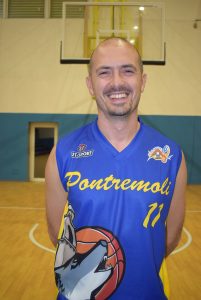 Il giocatore della Pontremolese Davide Terzi