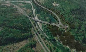 Il rendering del progetto della Variante di Gragnola
