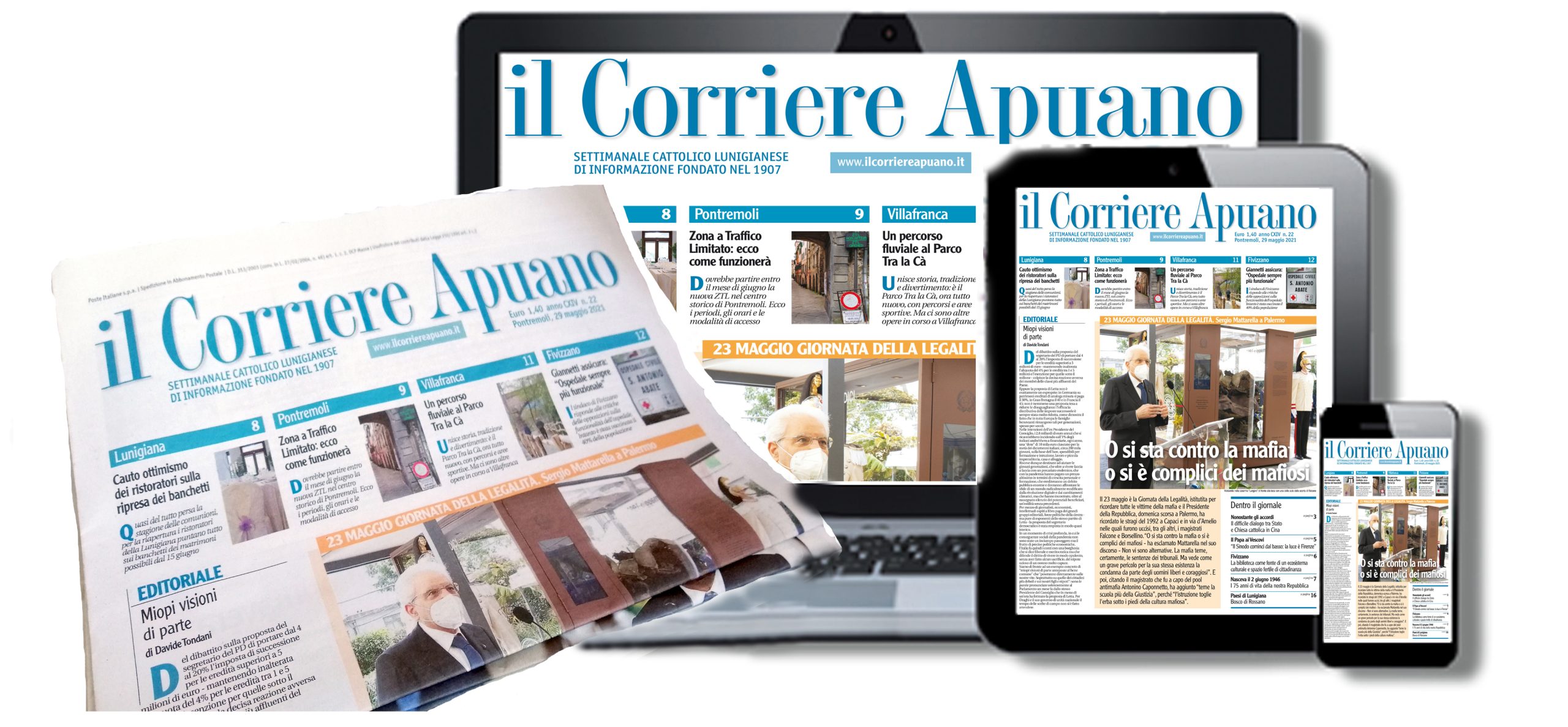 Il Corriere Apuano: un settimanale al servizio della Chiesa e della comunità Il Corriere Apuano: un settimanale al servizio della Chiesa e della comunità