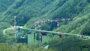 Lo stato dei lavori del grande cantiere aperto sul viadotto Gravagna