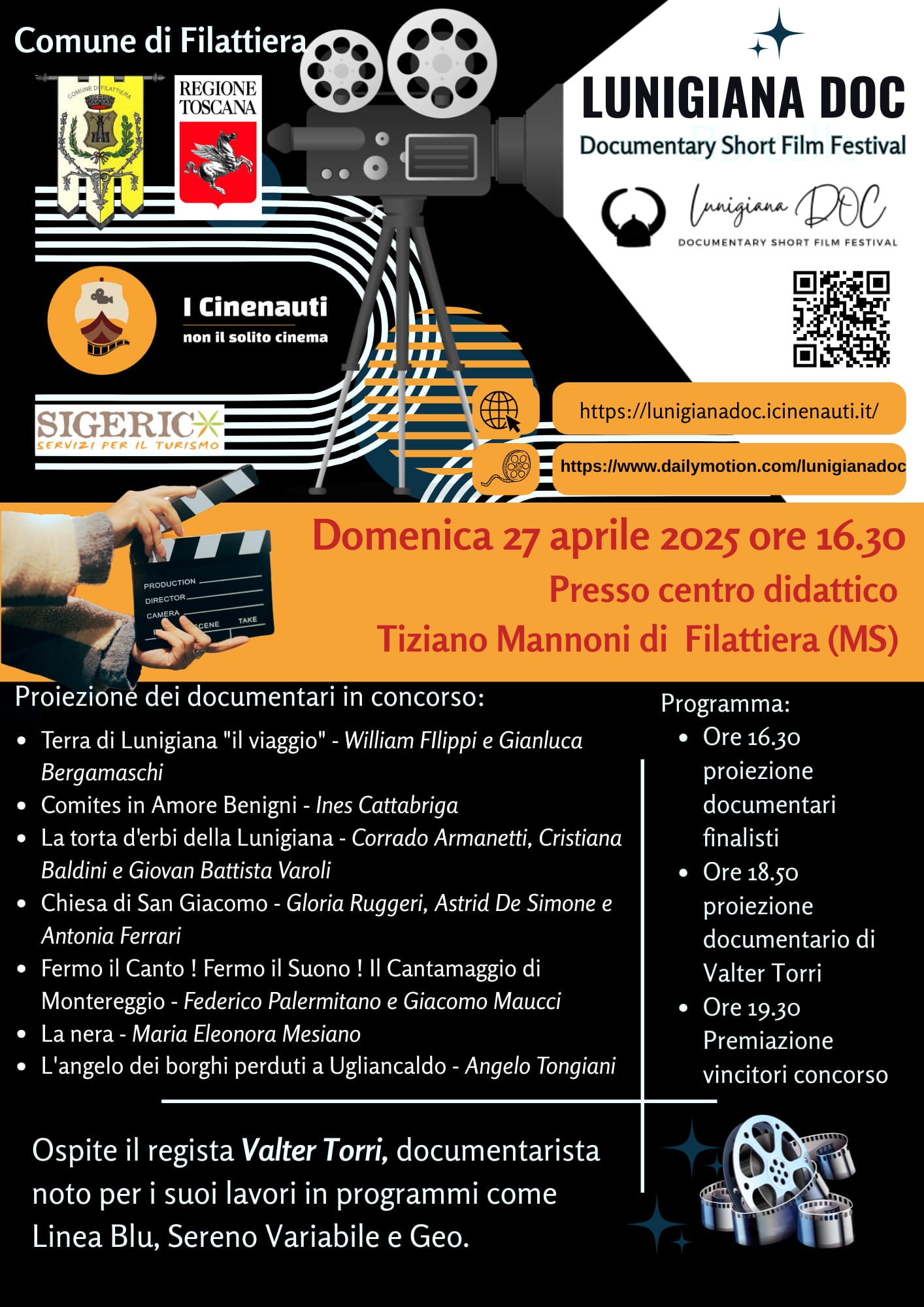 “Lunigiana doc” i cortometraggi dedicati al territorio “Lunigiana doc” i cortometraggi dedicati al territorio