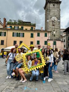 Foto del Tourday con anche Andra (prima da sinistra) 