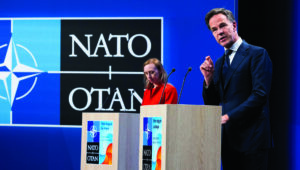 Il segretario generale della Nato, Mark Rutte (foto Nato/Otan)