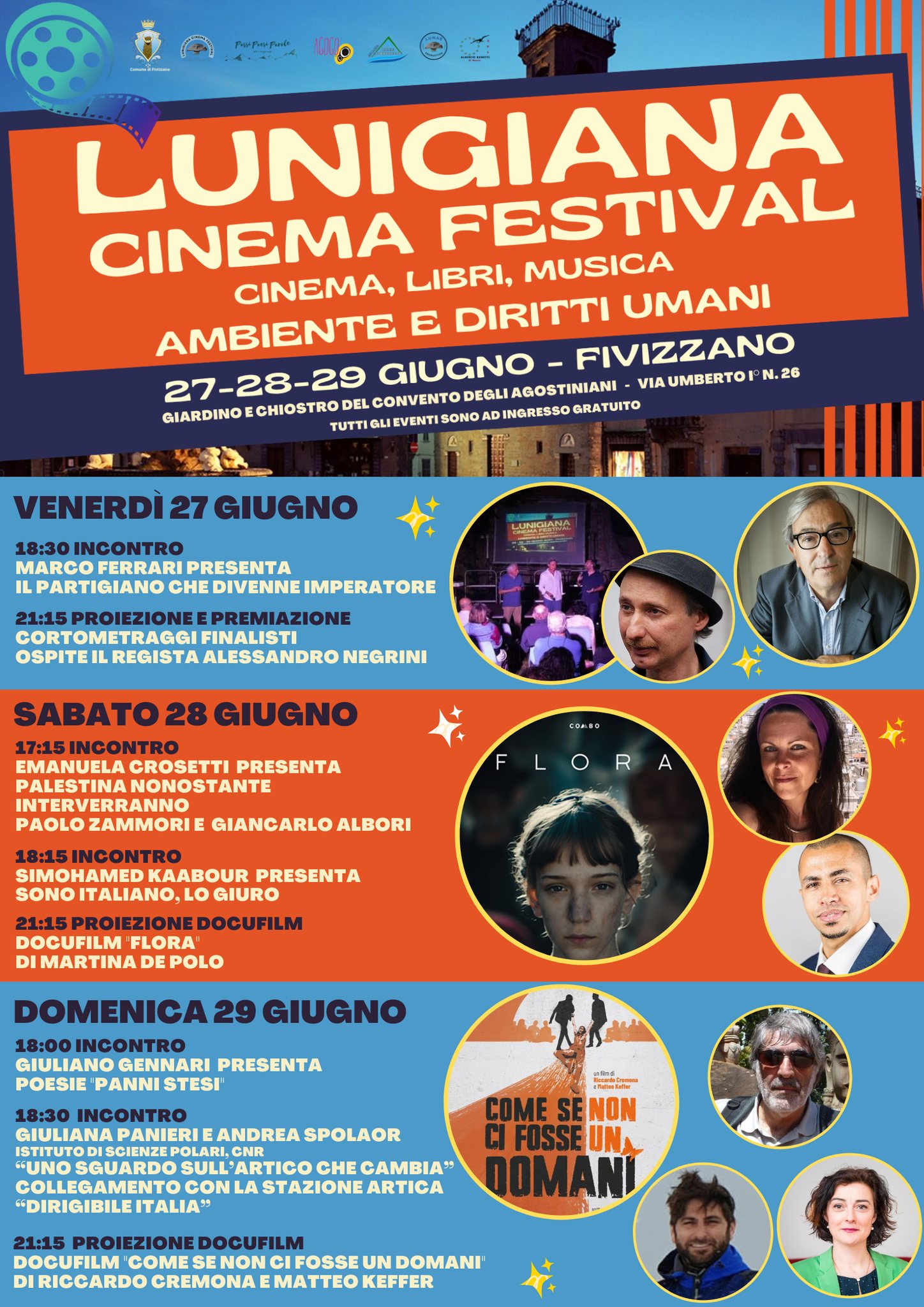 Tre giorni tra film, libri, diritti ed ambiente al Lunigiana Cinema Festival Tre giorni tra film, libri, diritti ed ambiente al Lunigiana Cinema Festival