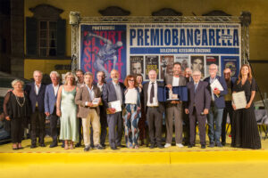 Foto di gruppo del 62° Bancarella Sport (Foto Walter Massari)