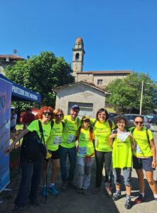 Alcuni dei partecipanti alla Francigena Half Marathon
