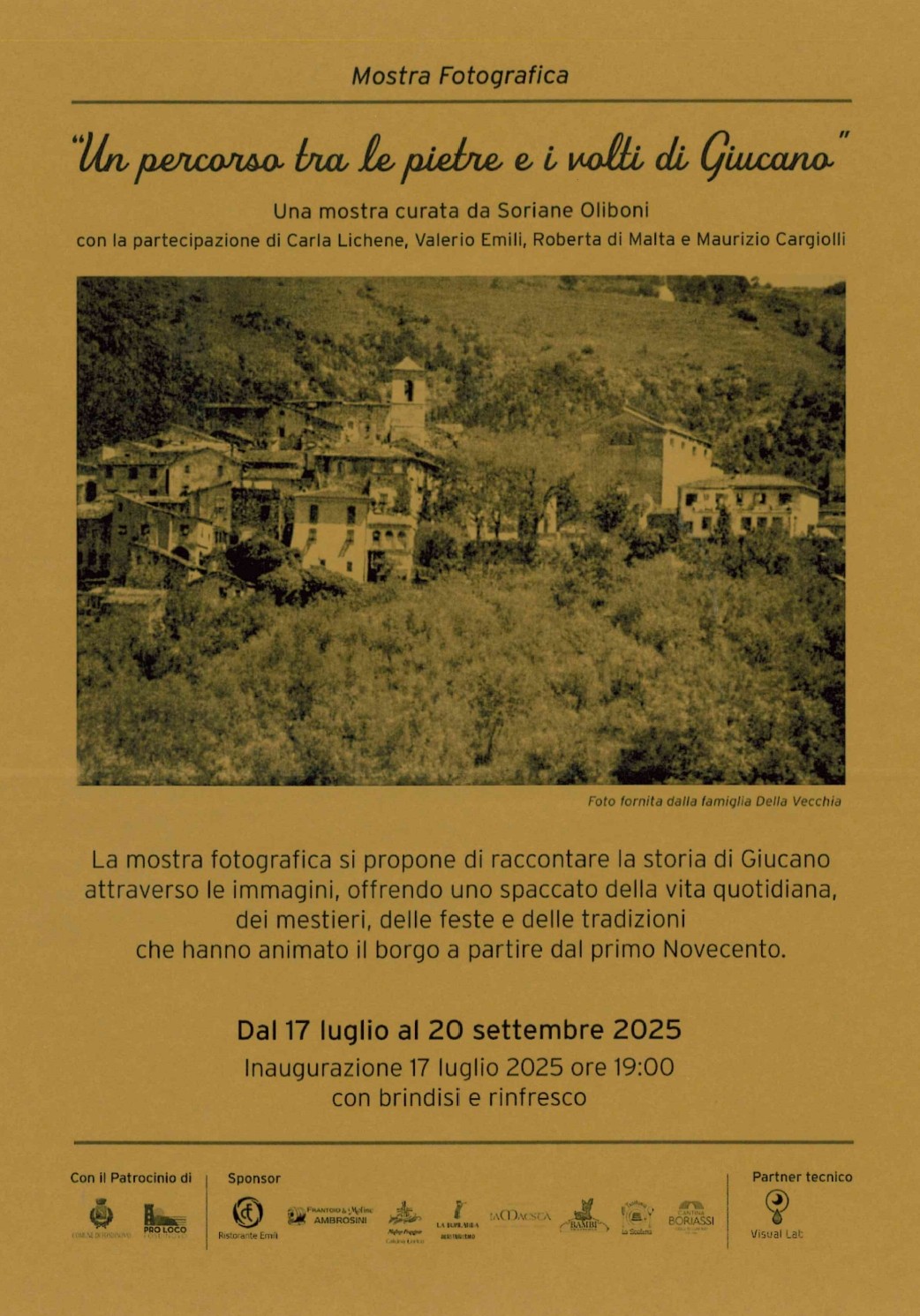 “Un percorso tra le pietre e i volti di Giucano”