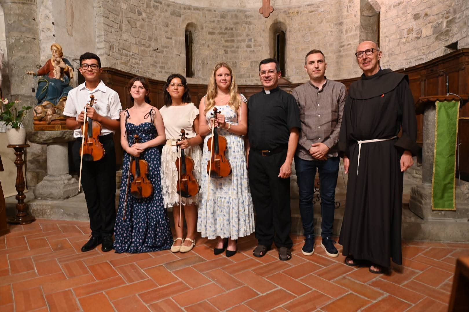 A Codiponte hanno suonato “Quattro violini per la pace”