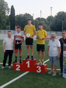 Il podio del Memorial Enzo Sacchi