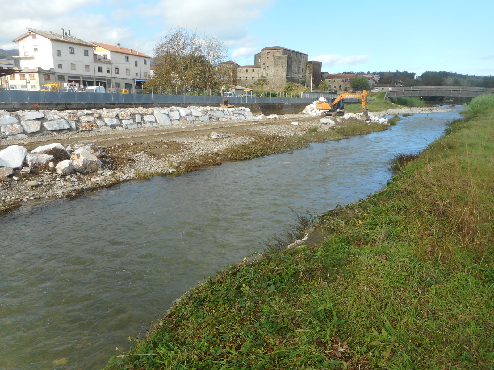 Licciana: concluso il cantiere sul torrente Civiglia