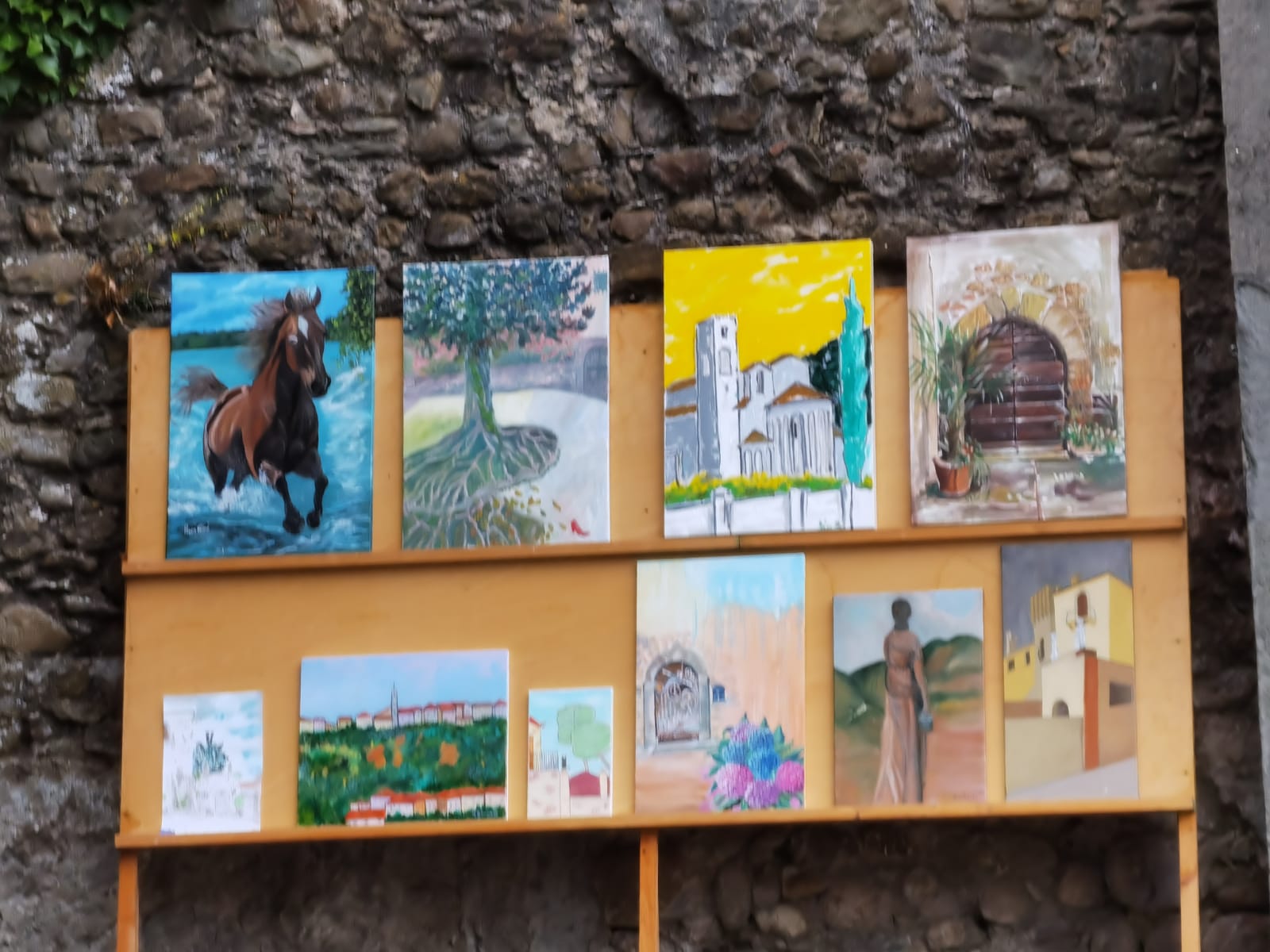 Un tocco di pittura per colorare Filattiera