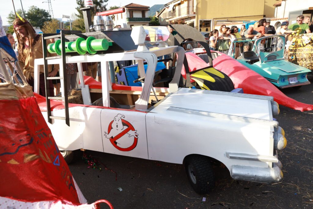 Una delle vetture presente alla “Gara dei barossi” (Foto Lunigiana World)