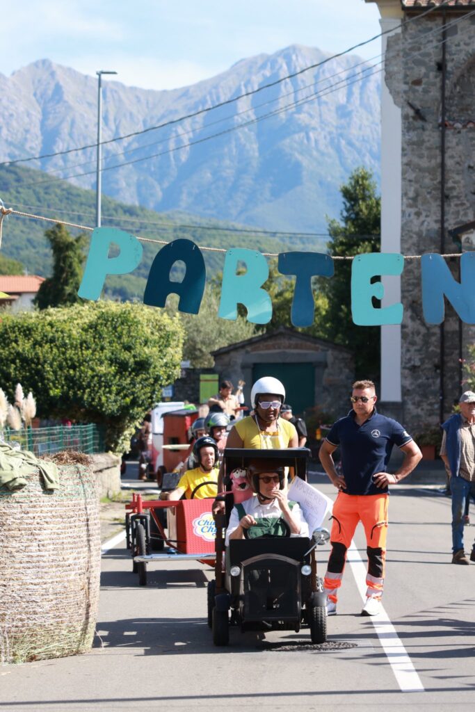 Il luogo della partenza della “Gara dei barossi” (Foto Lunigiana World)