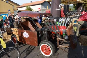 Una delle vetture presente alla “Gara dei barossi”(Foto Lunigiana World)