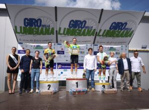 Il podio del Giro della Lunigiana donne 2025