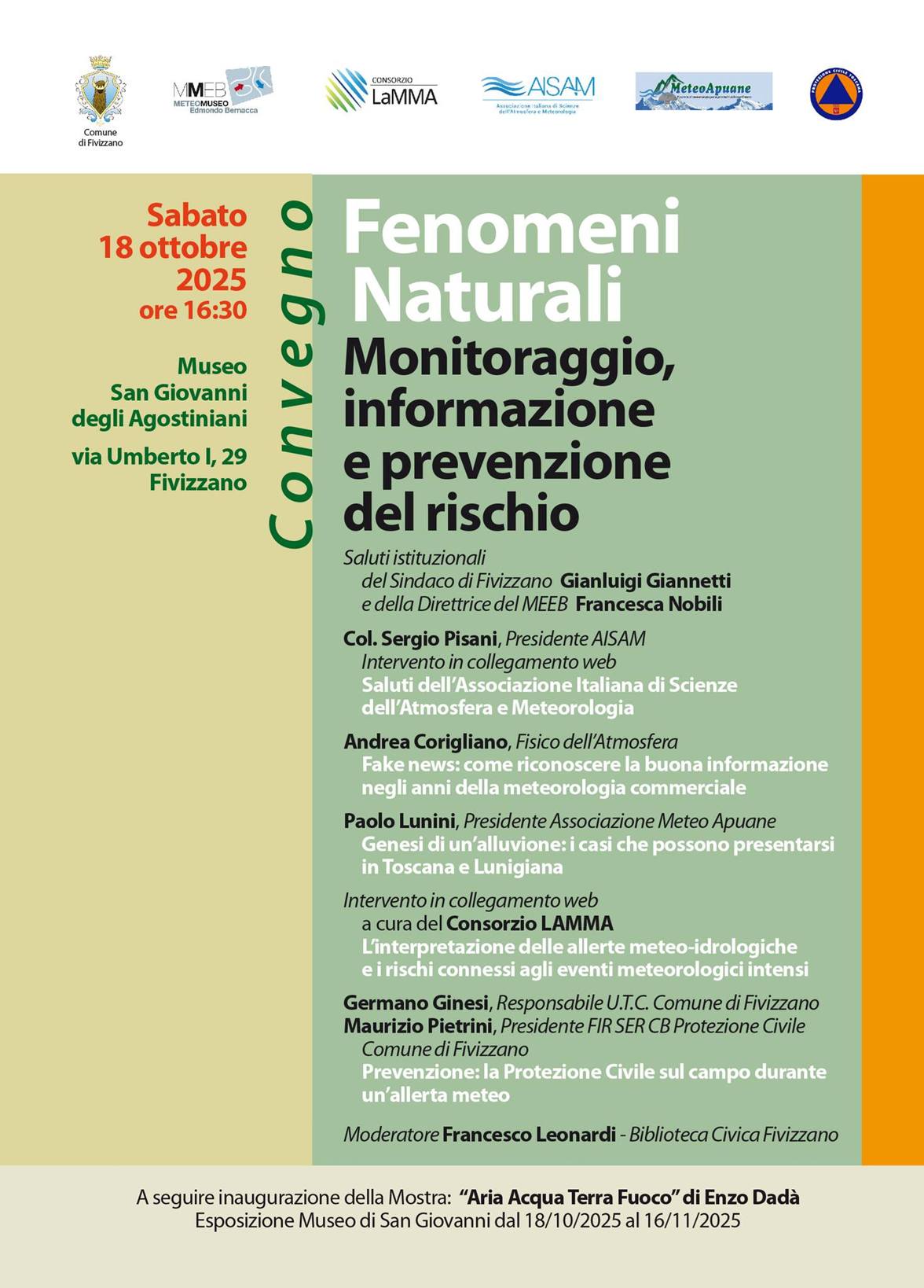 Fivizzano: convegno sui fenomeni naturali