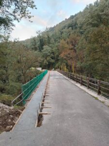 Il Ponte del Cuccarello lungo la Strada Provinciale per la Rocca