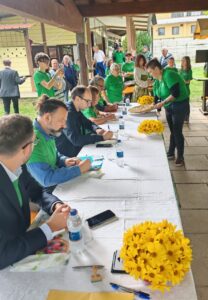 Il tavolo della giuria della prima edizione di "Erbi in festa"