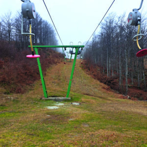 Lo skylift a Zum Zeri