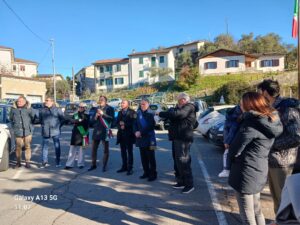 Autorità cvili presenti all'inaugurazione del nuovo asilo nido