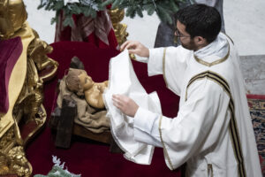 Foto d'archivio del Santa Messa di Natale del 2022 nella Basilica Vaticana, San Pietro. Ph: Cristian Gennari/Siciliani