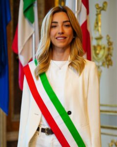 La sindaca di Genova Silvia Salis