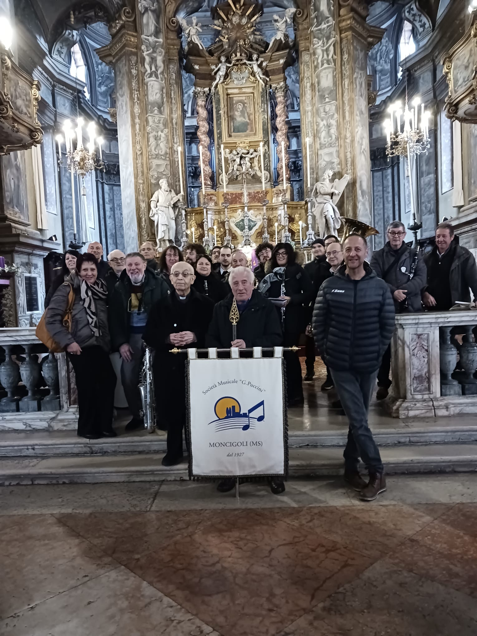 La Filarmonica Musicale di Moncigoli ha celebrato S. Cecilia in un santuario mariano a Parma