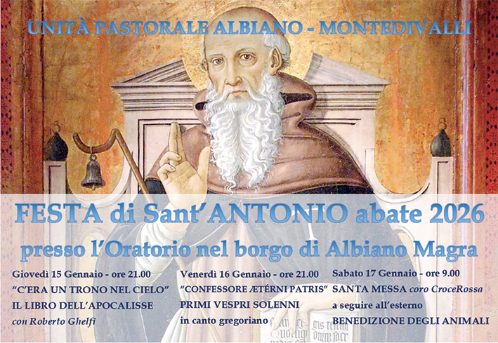 Festa di Sant’Antonio Abate ad Albiano Magra
