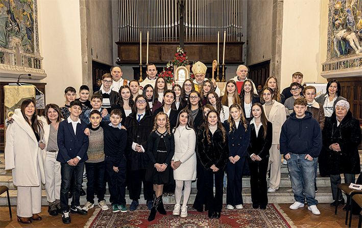 A Villafranca un gioioso “esercito” di cresimati