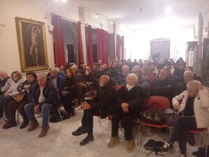 Il pubblico presente  all’incontro al Museo di San Giovanni a Fivizzano