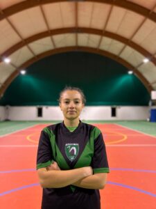 Il portiere Clara Emma Rossi autrice di un'ottima prestazione fra i pali.