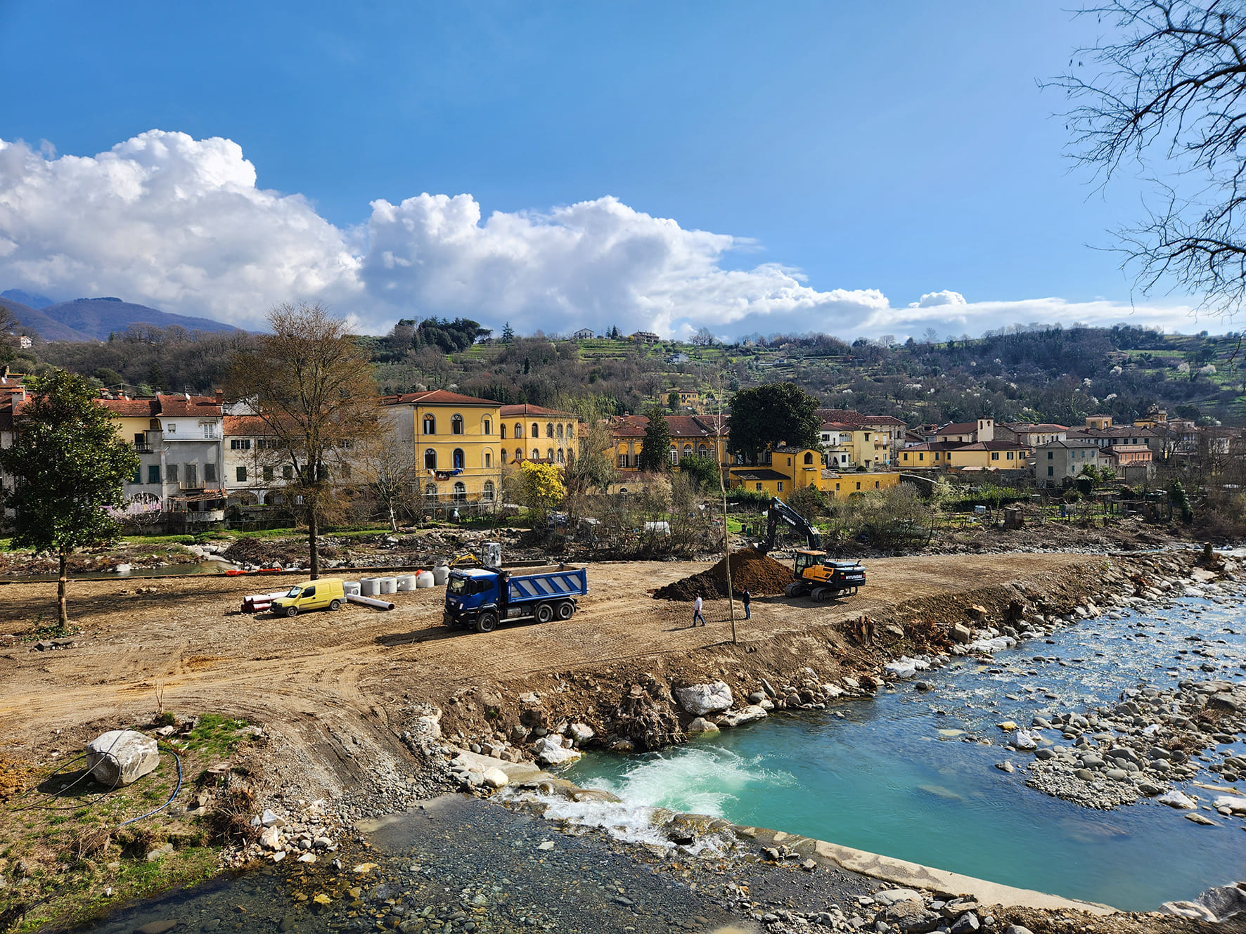 Iniziati a Pontremoli i lavori per il  “Parco fluviale dei ponti storici”