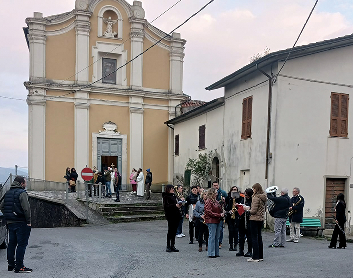 Con la Filarmonica la comunità di Olivola ha festeggiato San Giuseppe