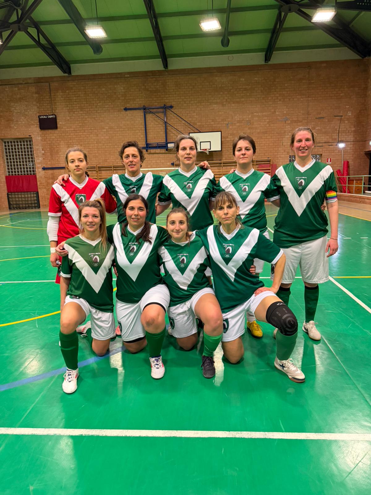 Calcio femminile a 5: fondamentale vittoria per le ragazze del Traverde TAC
