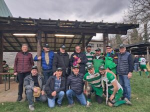 La festa per i giocatori che hanno raggiunto le 50 presenze con il Lunigiana Rugby Farafulla