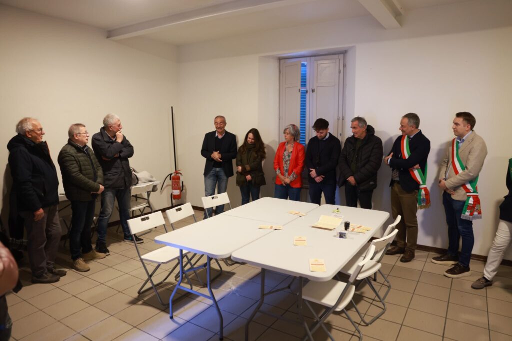 Gli spazi all'interno della Casa del Pellegrino a Fivizzano